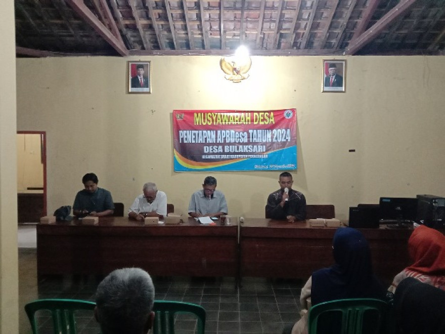 Penetapan APBDesa Tahun 2024